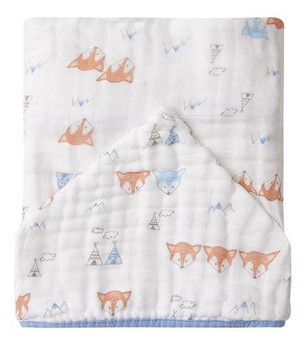 Imagem de Toalha De Banho Bebê Soft Fralda Estampada 1,05mx85cm Toalhão Meninas ou Meninos 100% Algodão