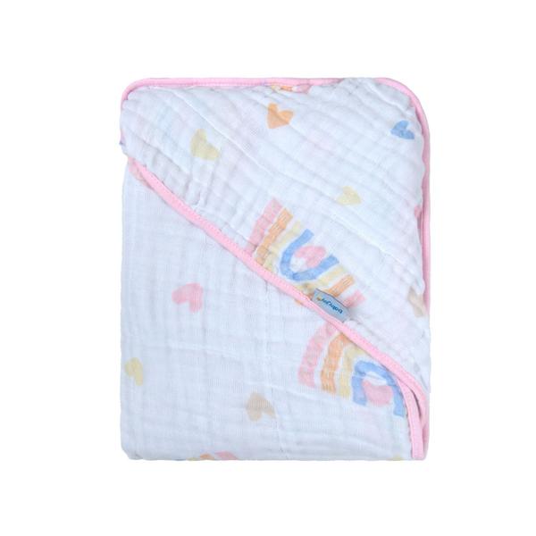 Imagem de Toalha De Banho Bebê Soft Super Absorvente C/ Capuz Baby Joy