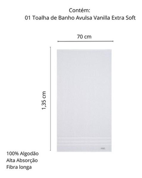 Imagem de Toalha De Banho Buddemeyer Avulsa 100% Algodão 70cmx135cm