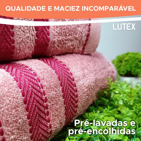 Imagem de Toalha de Banho Corttex Asti Jacquard Alta Absorção 100% Algodão Pré-Lavada Pré-Encolhida 70 x 140