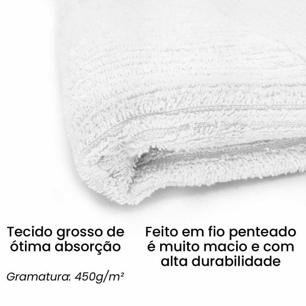 Imagem de Toalha De Banho Felpuda Brescia Fio Penteado Macio 70X140Cm