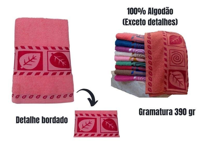 Imagem de Toalha de Banho Felpuda Jacquard 100%Algodão 390 gr