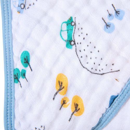 Toalha de banho fralda soft com capuz para bebê papi Imagem de Toalha de banho fralda soft com capuz para bebê papi