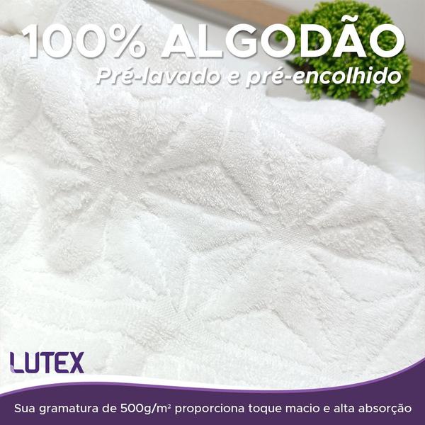 Imagem de Toalha de Banho Gigante Dohler Confort 500 g/m2 100% Algodão Felpuda Macia - Barra Jacquard Aveludada