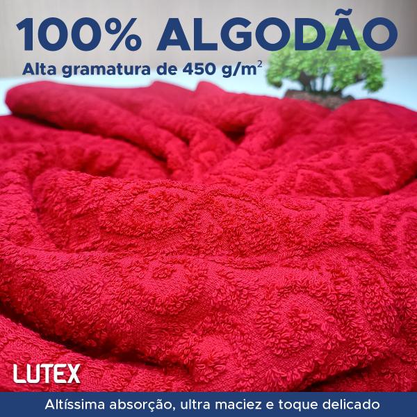 Imagem de Toalha de Banho Gigante Dohler Provença Jacquard 100% Algodão Banhão Macia Textura 90 x 150 cm