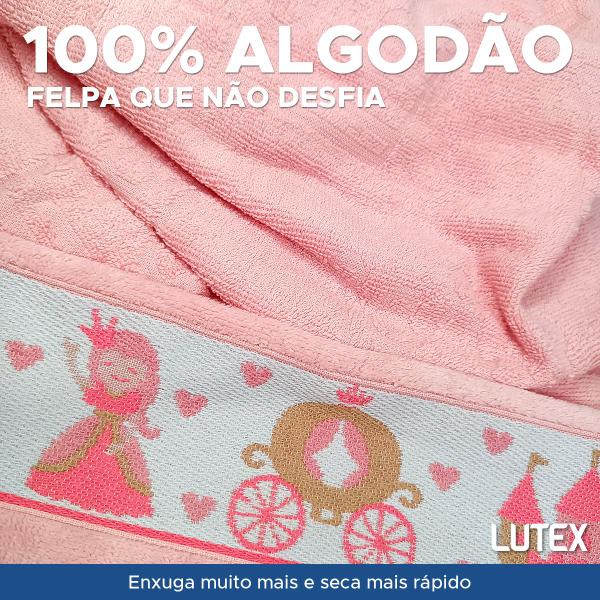 Imagem de Toalha de Banho Infantil Appel Soft Kids 100% Algodão - Estampada Felpuda Colorida Macia 68 x 110cm