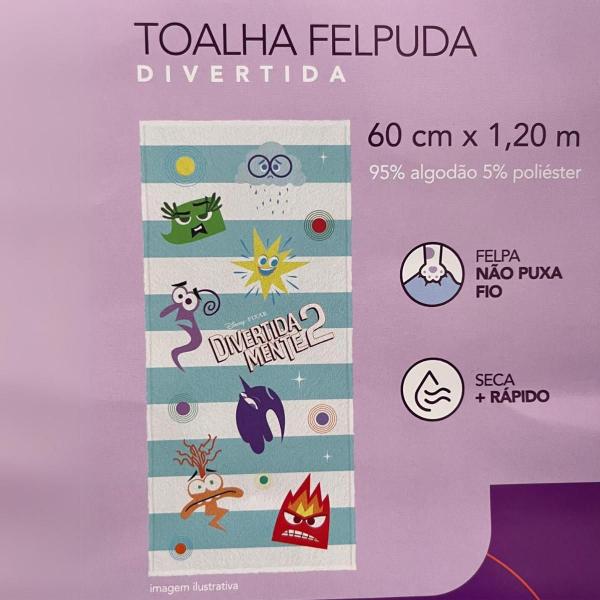 Imagem de Toalha de Banho Infantil Estampada Lepper 60x120cm