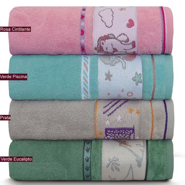 Imagem de Toalha de Banho Infantil Jacquard Soft Kids