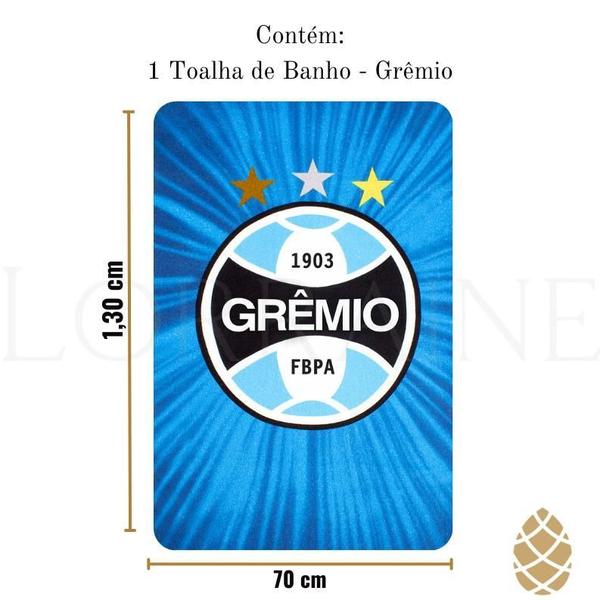 Imagem de Toalha de Banho Oficial Grêmio 70x130cm Buettner