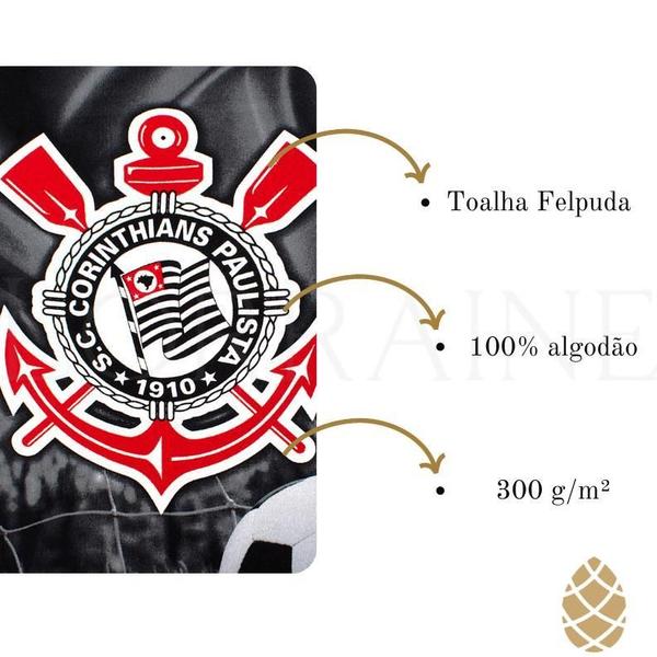 Imagem de Toalha De Banho Oficial Time Corinthians 70X130Cm Buettner