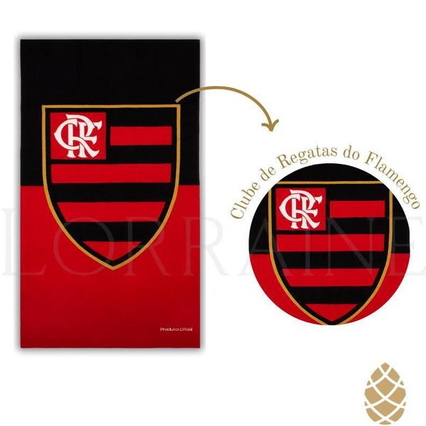 Imagem de Toalha De Banho Oficial Time Flamengo 70X130Cm Buettner