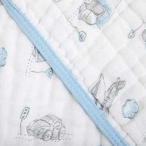 Imagem de Toalha de Banho Papi Soft C/Capuz Estampado para Bebê 80cm X 80cm Contém 01 Un