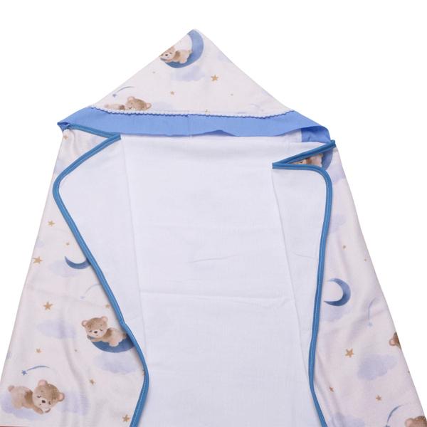Toalha De Banho Para Bebe Estampada Com Capuz Menino Menina - Maria's Baby Imagem de Toalha De Banho Para Bebe Estampada Com Capuz Menino Menina