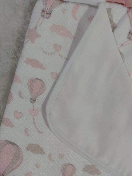 Imagem de Toalha De Banho Para Bebe Estampada Com Capuz Menino Menina