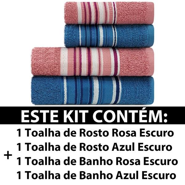 Toalha de Banho + Rosto Algodão Jogo de 4 peças Camesa - Emcompre Imagem de Toalha de Banho + Rosto Algodão Jogo de 4 peças Camesa - Emcompre