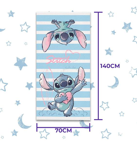 Imagem de Toalha De Banho Stitch Praia Piscina Infantil Menino Menina Adulto Personagens