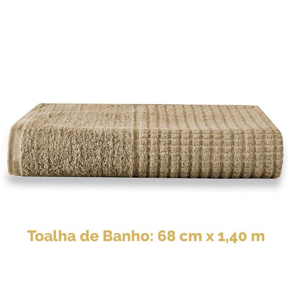 Imagem de Toalha de Banho Viena 140 cm x 68 cm 100% Algodão Extra Macio