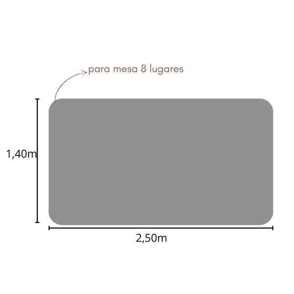 Imagem de Toalha de Mesa 1,40x2,50m Lugares para Eventos e Comemorações Estampas Diversas 