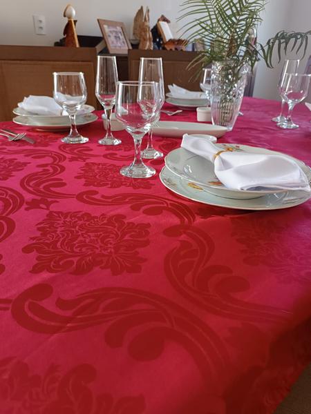 Toalha de mesa 4 lugares em tecido jacquard - excelente qualidade e acabamento - mtm enxovais Imagem de Toalha de mesa 4 lugares em tecido jacquard - excelente qualidade e acabamento - mtm enxovais