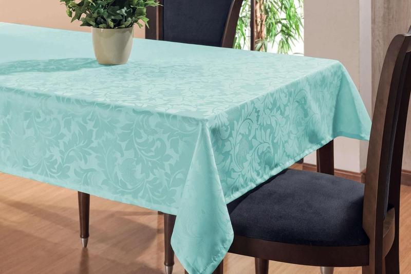 Imagem de Toalha De Mesa 4 Lugares Jacquard Tecido Grosso Retangular