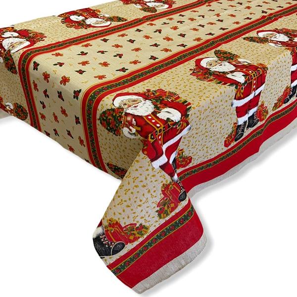 Toalha De Mesa 4 Lugares Quadrada P/ Natal 1,45x1,45 Linhão - T & E Toalhas Imagem de Toalha De Mesa 4 Lugares Quadrada P/ Natal 1,45x1,45 Linhão