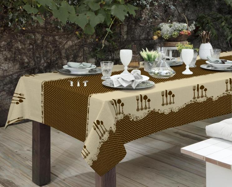 Toalha De Mesa 4 Lugares Quadrada Premium Linhão 1,40x1,40m - raner Imagem de Toalha De Mesa 4 Lugares Quadrada Premium Linhão 1,40x1,40m