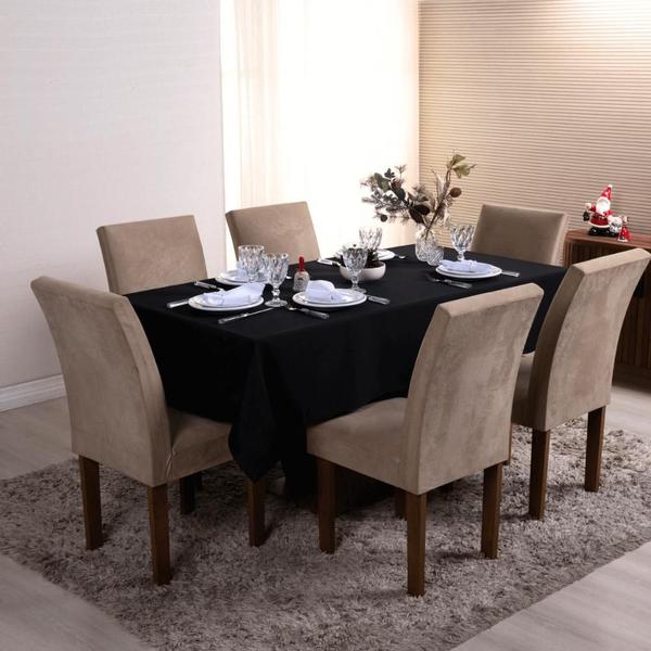 Toalha de Mesa 6 Lugares 2,00 x 1,40m Tecido Oxford Liso 1 Peça Natal - LÍDER Enxovais & Decorações Imagem de Toalha de Mesa 6 Lugares 2,00 x 1,40m Tecido Oxford Liso 1 Peça Natal