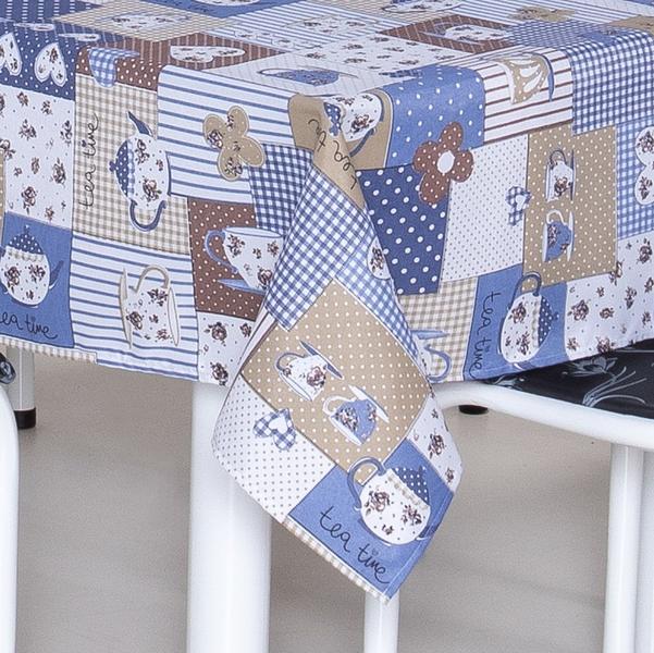 Toalha de Mesa 6 Lugares Cozinha Decorada Estampas Divertidas 2,20x1,40m Oxford - DJB Enxovais Imagem de Toalha de Mesa 6 Lugares Cozinha Decorada Estampas Divertidas 2,20x1,40m Oxford