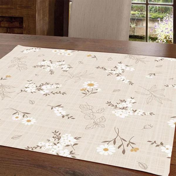 Imagem de Toalha de Mesa 78x78cm Dohler Esmeralda 01 Algodão Estampada