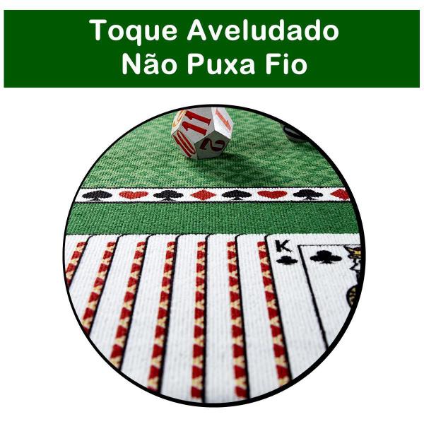 Imagem de Toalha De Mesa 8 Lugares Retangular Para Jogo Baralho Cartas