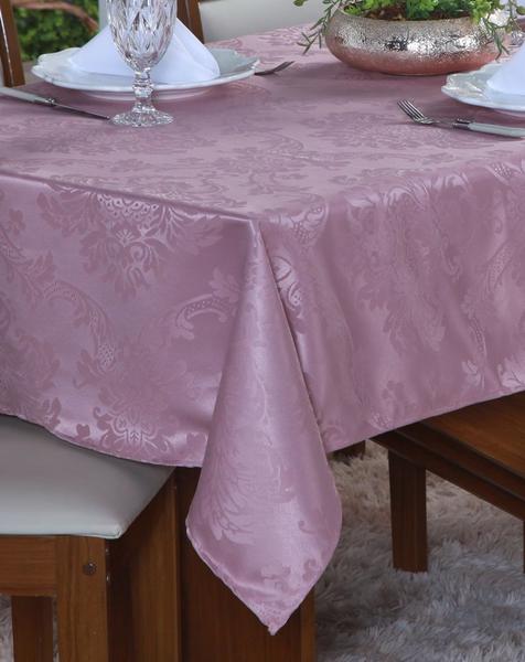 Imagem de Toalha de Mesa 8 Lugares Sala de Jantar Jacquard Lisa 2,80m x 1,40m