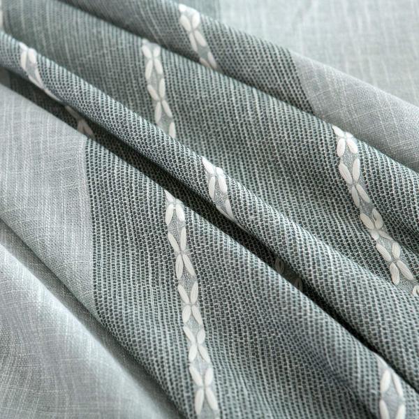 Toalha de mesa ColorBird Stitching Tassel, algodão, linho, 150 cm, cinza Imagem de Toalha de mesa ColorBird Stitching Tassel, algodão, linho, 150 cm, cinza