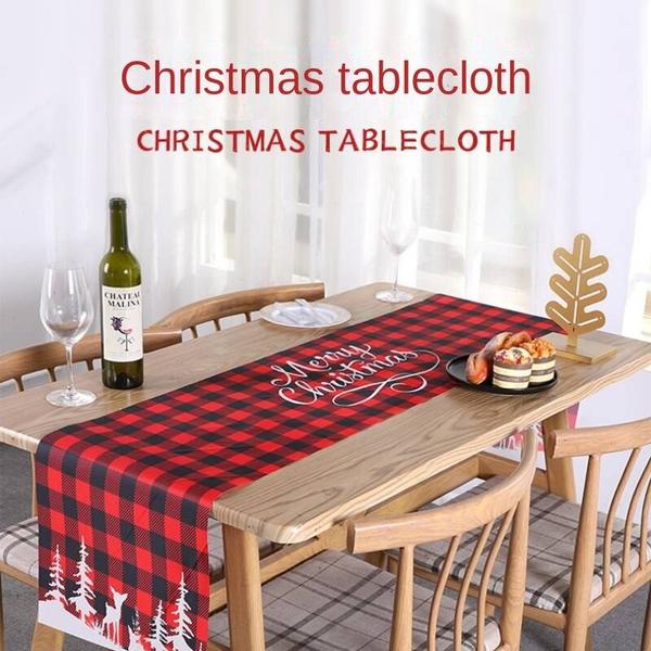 Imagem de Toalha de mesa de decoração de Natal, impressão criativa