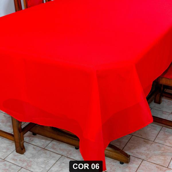 Imagem de Toalha de mesa de sala estampada de natal 1,50x1,40 04 lugar