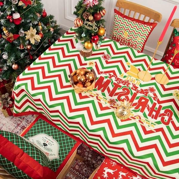 Imagem de Toalha de mesa decorativa da atmosfera nórdica, véspera de Natal