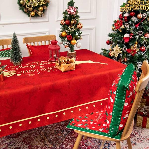 Imagem de Toalha de mesa decorativa da atmosfera nórdica, véspera de Natal