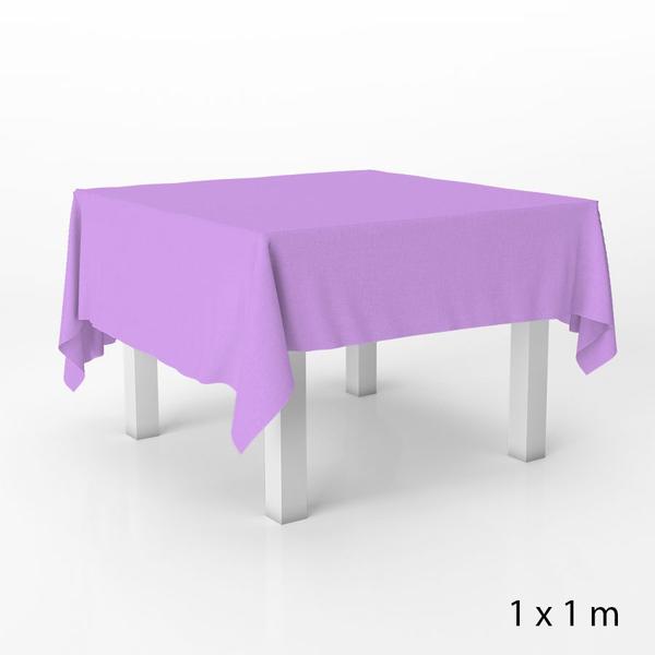 Imagem de Toalha de Mesa em TNT - 1 x 1 metro - Lilás - 5 unidades - Best Fest