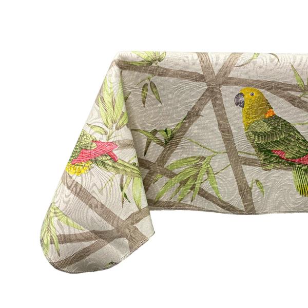 Imagem de Toalha De Mesa Estampada Aves Pássaros