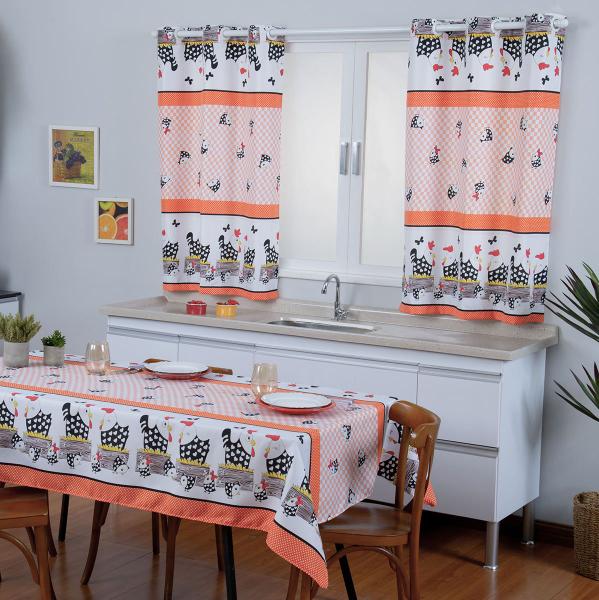 Toalha de Mesa Estampada Galinhas - FASTLAR Imagem de Toalha de Mesa Estampada Galinhas