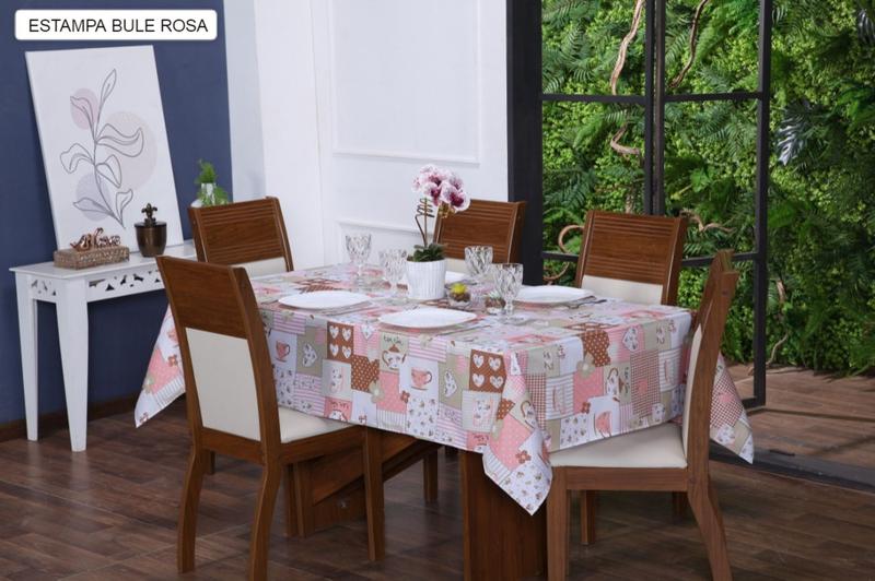 Imagem de Toalha de Mesa Estampadas 04 Lugares 1,40 X 1,40 - Várias Estampas