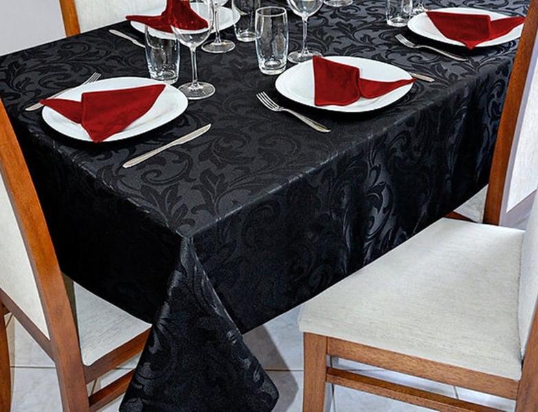 Imagem de Toalha de Mesa Jacquard 04 Lug Cozinha quadrada