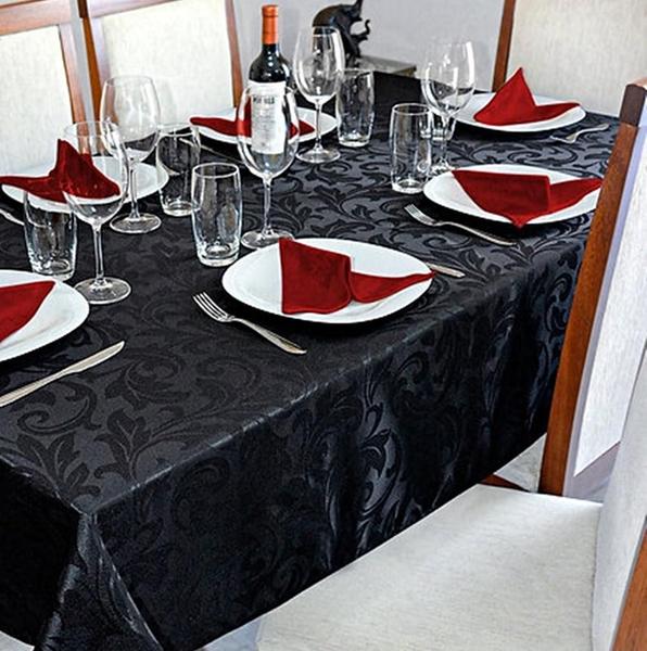 Imagem de Toalha De Mesa Jacquard 04 Lug Cozinha Quadrada