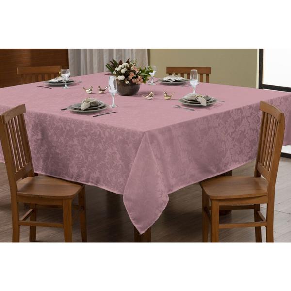 Imagem de Toalha de Mesa Jacquard Adamascado Luxo 12 lugares 3,50mx1,40m