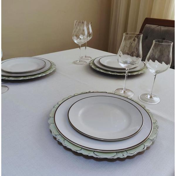 Imagem de Toalha de Mesa Jantar Rustica 8 Lugares 150x250