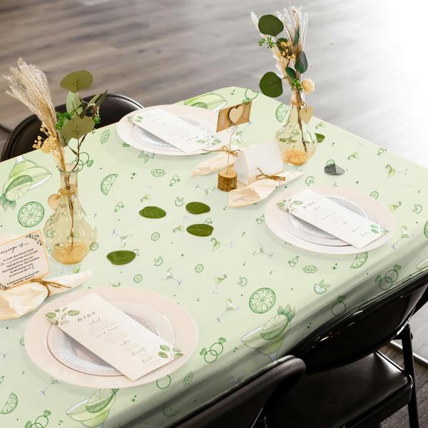 Toalha de mesa Lianxuia Martini Party Plastic 138x274cm 3 unidades Imagem de Toalha de mesa Lianxuia Martini Party Plastic 138x274cm 3 unidades