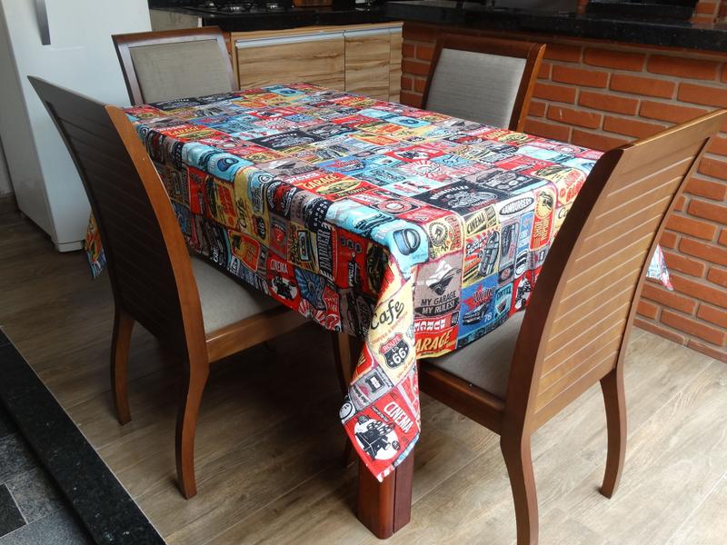 Imagem de Toalha De Mesa Linha Jacquard 2,20 X 1,40 Lindas