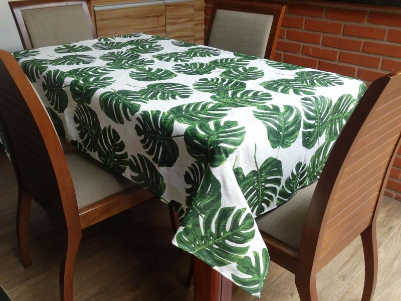 Imagem de Toalha De Mesa Linha Tropical Quadrada 1,40 X1,40 Lindas