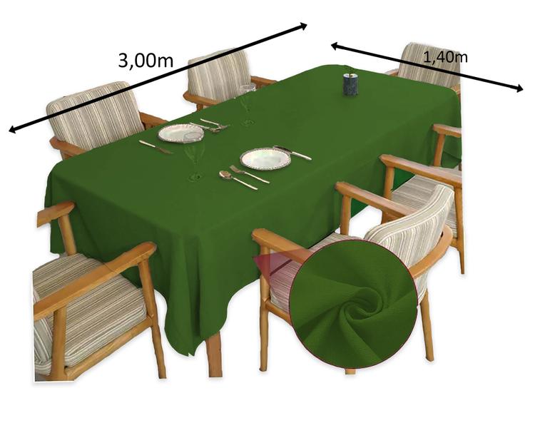 Imagem de Toalha de mesa Linho Rustico para 10 lugares 1,40 x 3,00m