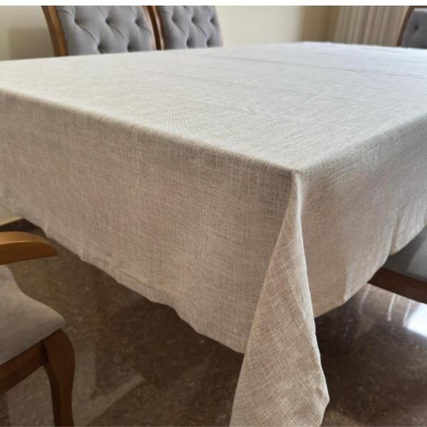 Imagem de Toalha de Mesa Linho Sofisticado 4 Lugares 140x140