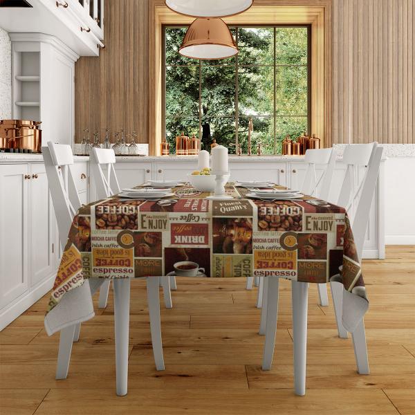 Toalha de Mesa LUANE TÉRMICA 1,40m x 2,10m - Love4Home Imagem de Toalha de Mesa LUANE TÉRMICA 1,40m x 2,10m